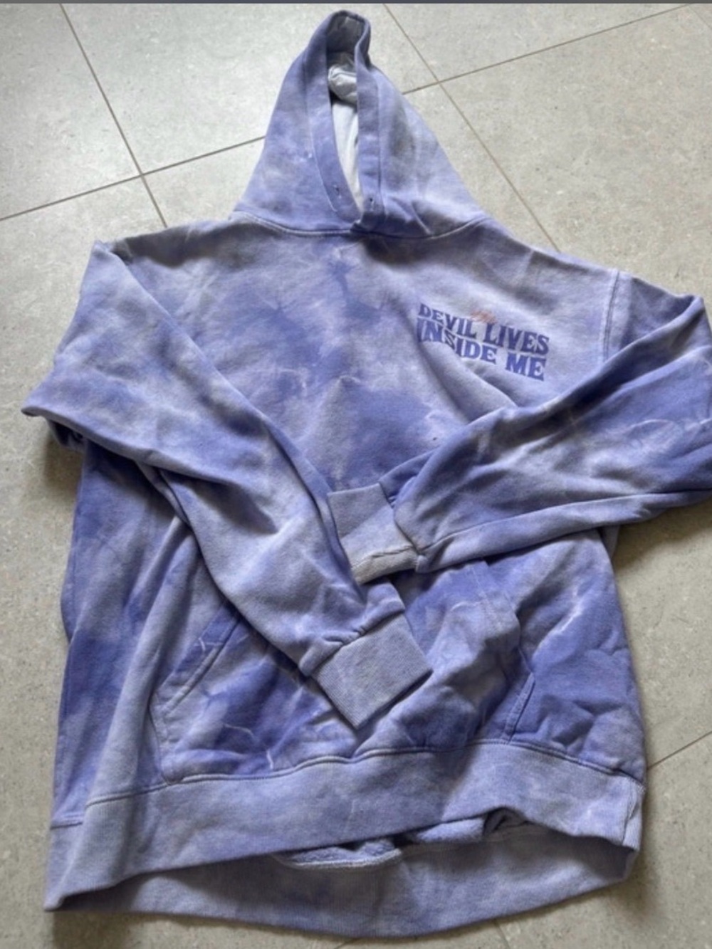 Assholes live Forever purple Tie-Dye Crewneck Hoodie